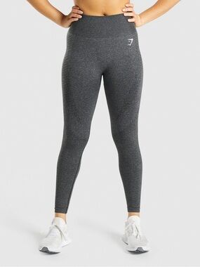 Gymshark Vital Seamless Leggings in heathered gray